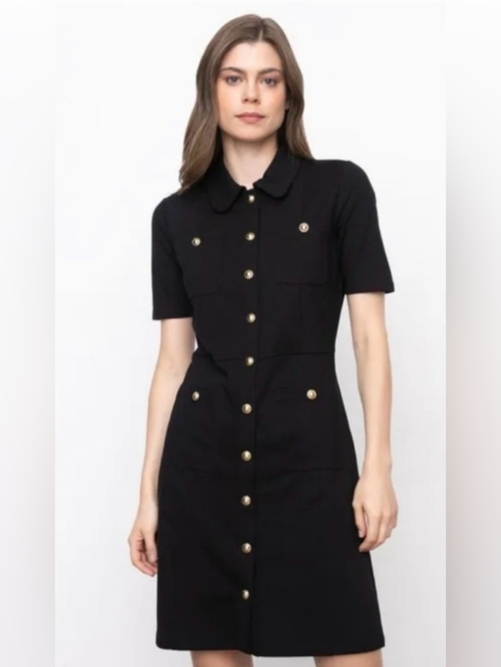 NWT:  Micheal Kors Stretch Ponte Shirt Dress (US XL - 14/16)